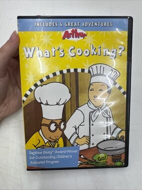 Arthur: What’s Cooking? DVD PBS Kids Chef Ming Tsai - 4 Great Adventures Tested